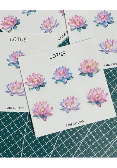 Lotus Sticker Sheets 2 Parça