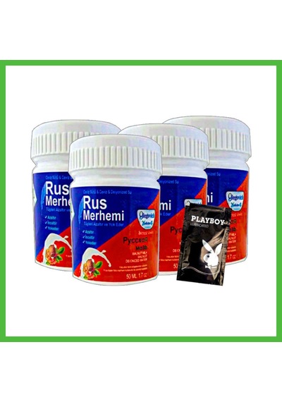 Vaveni Rus Merhemi Glegnid Blue Rus Merhemi 4 Tane X 50 Ml + Yanında Jel Arz