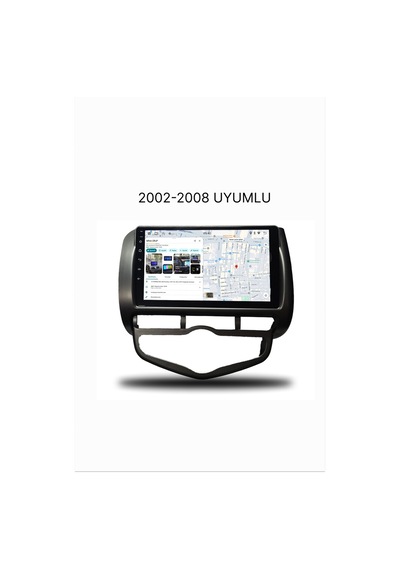 Snp Serisi Honda City Jazz 2002 İle 2008 Dijital Klima Uyumlu 9 İnç Android Multimedya Sistemi 6-128 Gb Hafıza Carplay Android Auto Ve Geri Görüş Kamerası 9"