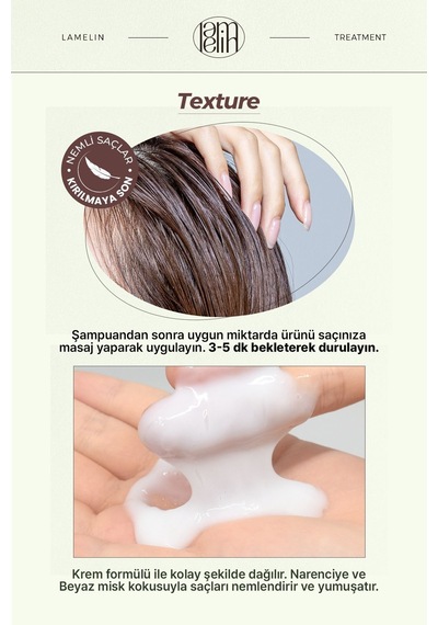 Lamelin Collagen İçeren Onarıcı Saç Bakım Maskesi Lamelin Bio Solution Salon Treatment 500 ml