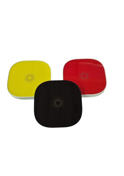 Kablosuz Şarj Pedi Wireless Charging Pad Kırmızı