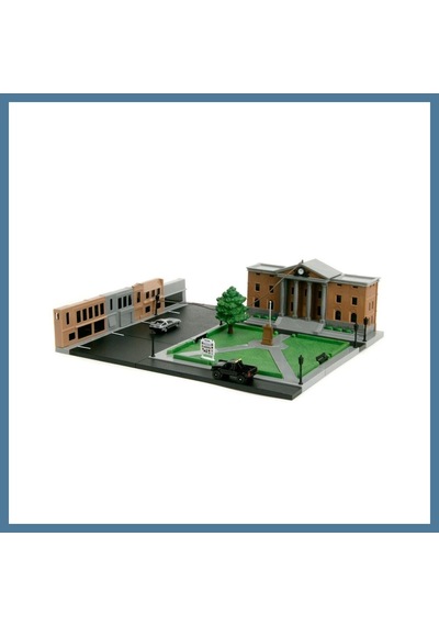Bezos Geleceğe Dönüş Saat Kulesi Nano Sahnesi Diorama Modellemesi Btkfz