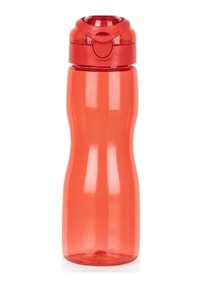 Tr 911037-c Bpa Free Motivasyon Sporcu Su Matarası Suluk 0,7lt Su Şişesi Kırmızı Genel