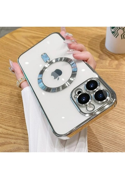 Ally Apple Uyumlu iPhone 13 Pro 6.1Inç Renkli Kenar Lazer Çerçeveli Magsafe U 565441082