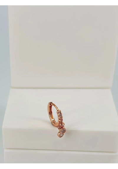 Rose Zirkon Taşlı Uç Kısmı : Pirinç Kıkırdak Bar Uzunluğu : 6 Mm / Bar Kalınlığı 0.8 Mm / Top Boyu 3 Mm / Çap 8 Mm - Pt0080-2