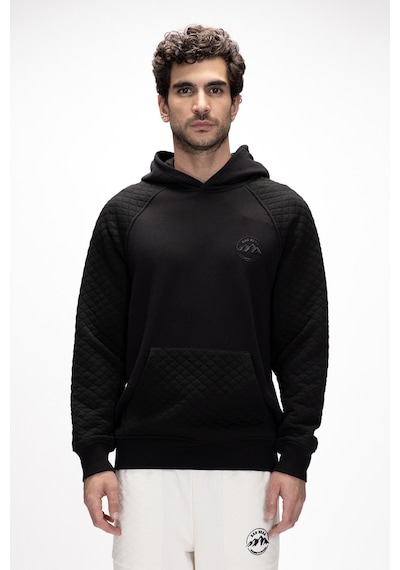 Bad Bear Grass Si Yah Kapüşonlu Erkek Sweatshirt Siyah