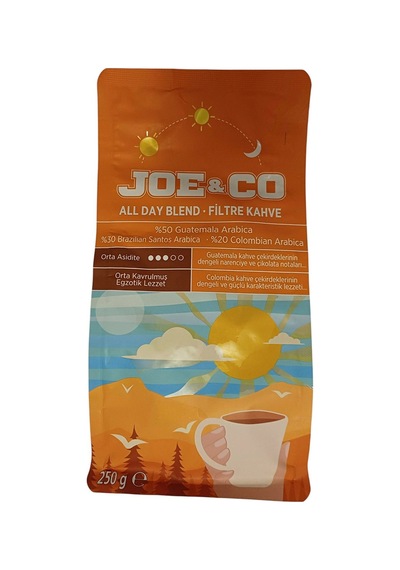 Joe&co Filtre Kahve All Day Blend 250 G - 8 Adet Tarı
