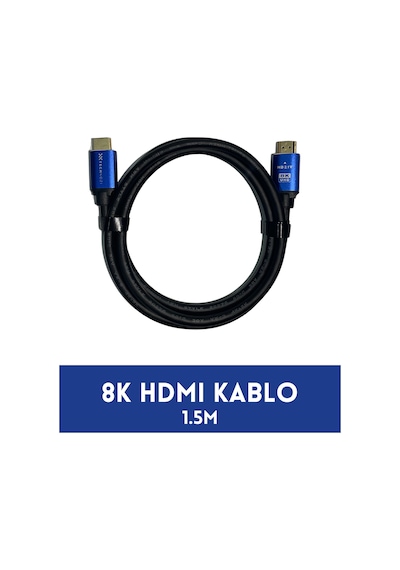 Hdtv Premium Yüksek Hızlı 8k Ultra Hd Hdmı 2.0 Ses Ve Görüntü Kablosu 1.5 Metre Technozi