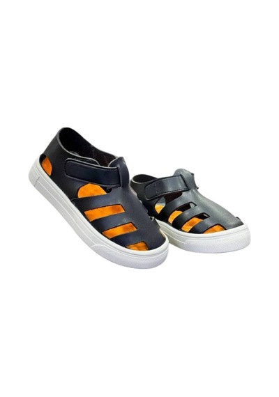 Minipa Ortopedik Ped Tabanlı Unisex Çocuk Sandalet Siyah
