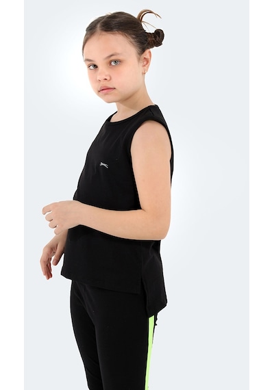 Slazenger DYLAN IN Kız Çocuk Tişört Siyah