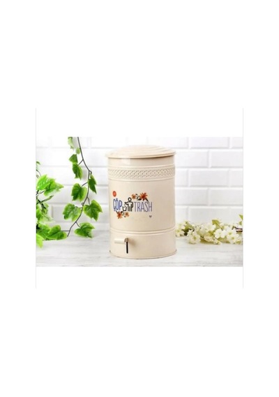 16 Litre Metal Pedallı Çöp Kovası - 5 Renk Seçenekli Çöp Kutusu