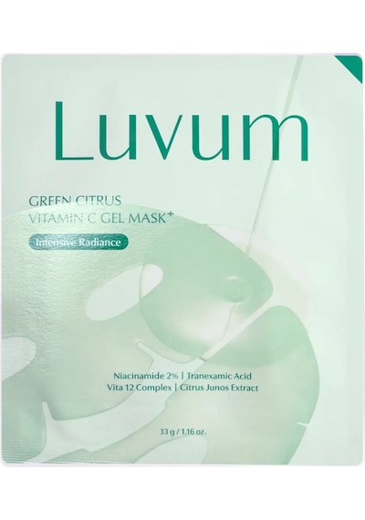 Şeffaflaşan Jel Kore Maske Luvum Green Citrus Vitamin C Gel Mask