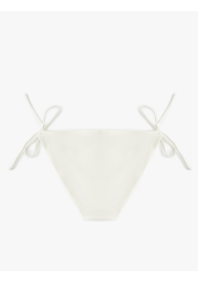 Koton Astarlı Yanları İpli Bikini Altı Ekru 5sak00043mm Ekru