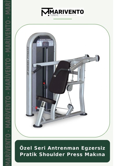 Özel Seri Antrenman Egzersiz Pratik Shoulder Press Makına