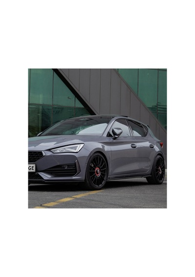 Cupra Leon 2020+ Piano Black Marşpiyel Seti Yan Etek / Side Skirt Kaplama Parlak Siyah