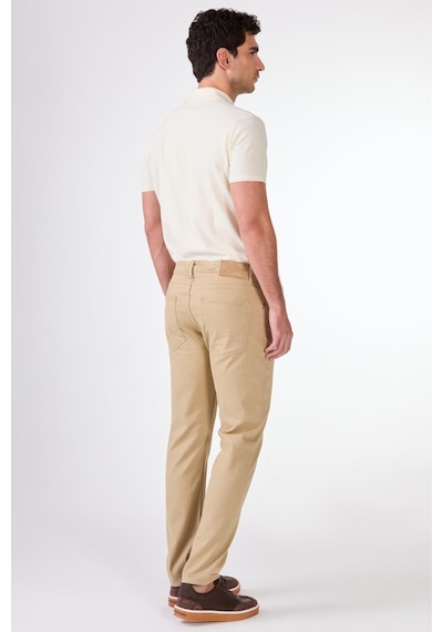 Dufy Vizon 5 Cep Düz Renk Slim Fit Erkek Pantolon Vizon