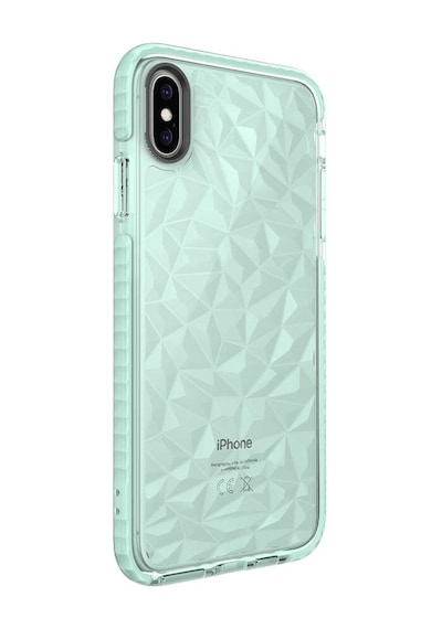Apple Uyumlu iPhone Xs Max 6.5 Kılıf Buzz Köşeleri Airbagli Prizmatik Tasarım