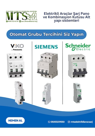 22kW Trifaze Siemens Tip A Kaçak Akım Röleli IP66 Kilitlenebilir Kombinasyon Kutusu Panosu 5x32A