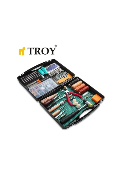 Troy 90018 Deri İşleme Alet Seti, 273 Parça