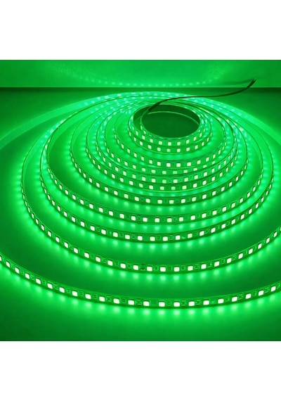 1 Adet 5 Metre Noas Yl40 4005 İç Mekan 60 Ledli Şerit Led 12v Yeşil Işık
