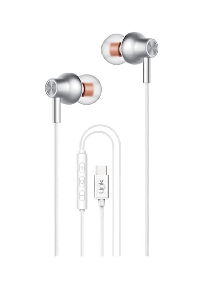 Linktech H72 Ekstra Bass Type-C Kablolu Kulak İçi Kulaklık