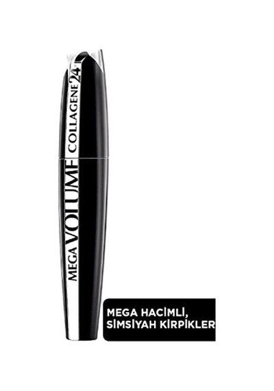 L'oreal Paris Mega Volume Collagene 24h Siyah Maskara 00