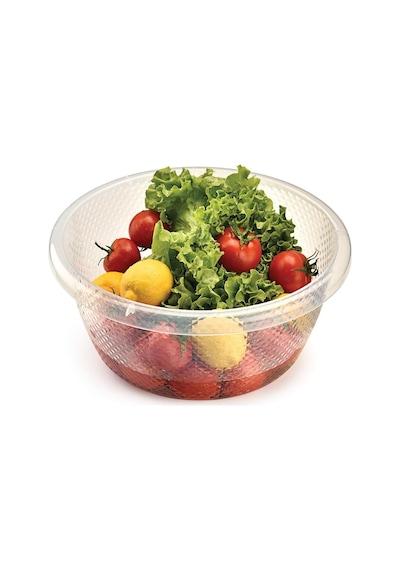 Melkan Home Badya & Bulaşık Leğeni & Çok Amaçlı Badya 9,5 Litre Büyük Badya Şeffaf Diğer