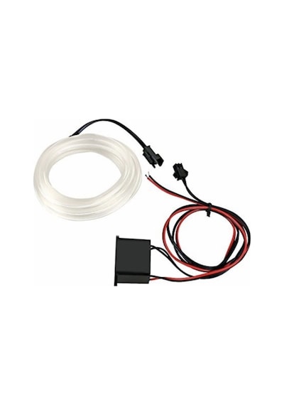 Araç Içi Neon Şerit Led 3 Metre Beyaz  (Torpido Ledi)  (527438801)