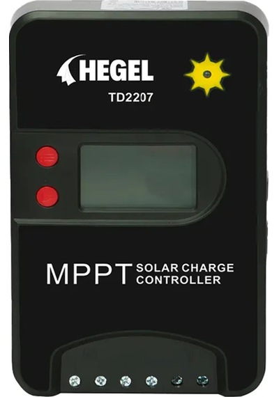 Hegel - İnges 20 Amper Mppt Solar Şarj Kontrol Cihazı - 12 / 24 Volt Akü Şarj Regülatörü - Kesici