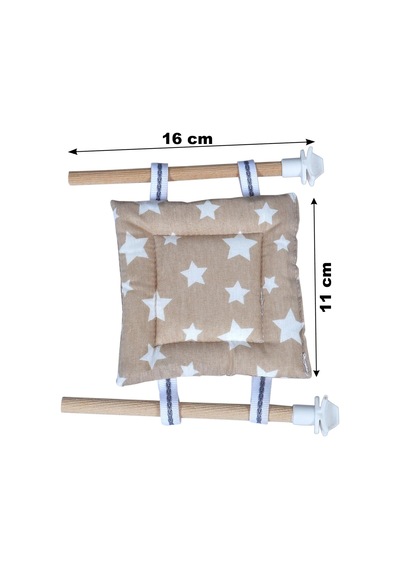 X-perk Kuş Yatağı Yumuşak Dokulu Kumaş Kuşlar İçin Yatak Kuş Yatak En 11 Cm Boy 11 Cm