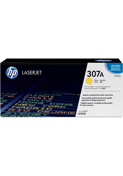 Hp 307A-Ce742A Sarı Toner 7.300 Sayfa