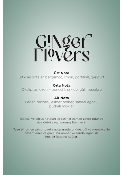 Ginger Flowers 125ml Premium Seri