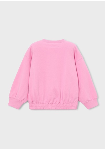 Mayoral Kız Çocuk İki İplik Sweatshirt Pembe