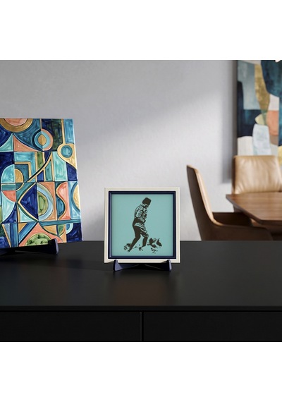 Modern Çizgili Atatürk Silüetli Masaüstü Objesi, Ev Ve Ofisiniz İçin Estetik Bir Dekor 10x10 Cm