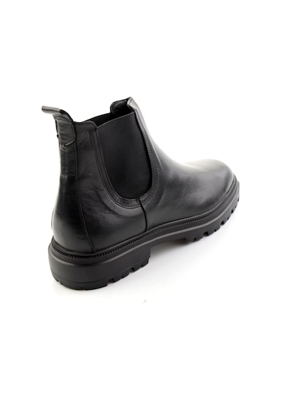 Siyah Napa Hakiki Deri Erkek Bot & Bootie E02648628743