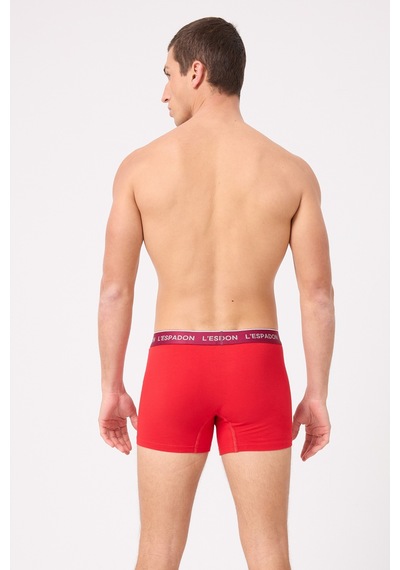 L'espadon Maritime Elite Koleksiyonu Erkek Boxer Şort -3253 Kırmızı