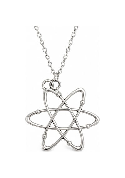 Atom Model Figür Kolye Unisex Metal Tasarım Hediye Aksesuar Çok renkli