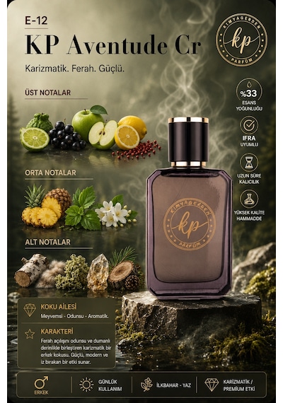 KP E-12 Erkek Parfüm EDP 50 ML