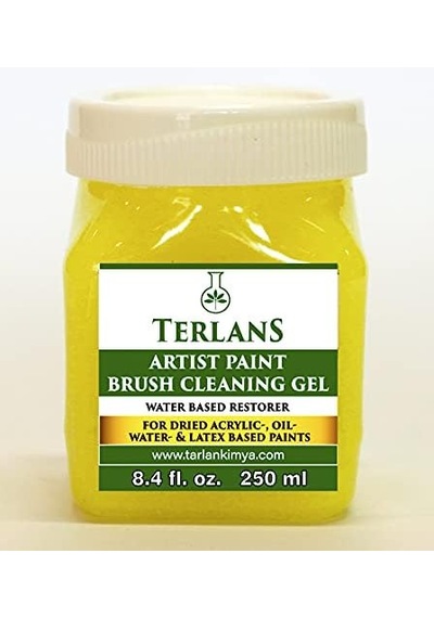 Sanatsal Boya Ve Fırça Temizleyici Yoğun Kıvam 250 Ml Art Paint Brush Cleaner Restorer