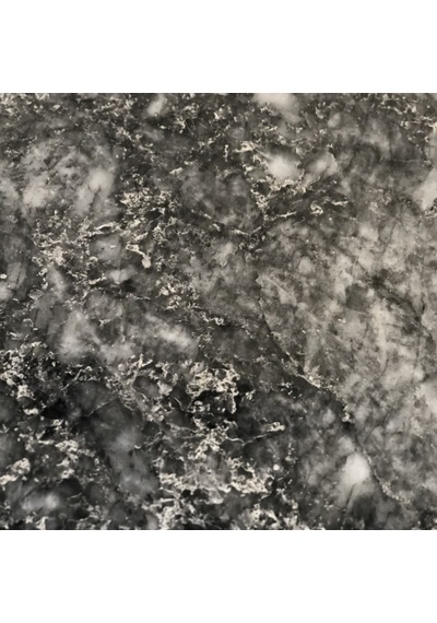Lux & Marble Liza Black Siyah Mermer Pirinç Ayaklı Pasta Standı