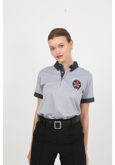 Yeni Tip Güvenlik Kamu Özel Güvenlik Yazlık Tshirt Gri