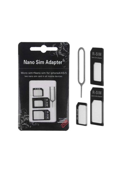 Sim Kart Adaptör Set Artı Sim Kart Çıkartma Iğnesi