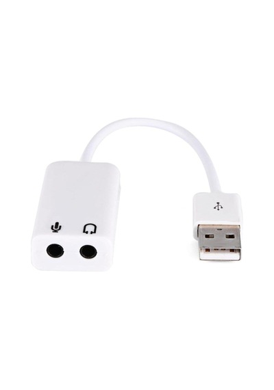 Harici Kablolu 7.1 Usb Ses Kartı 3.5mm Mikrofon Çevirici Dönüştürücü Adaptör