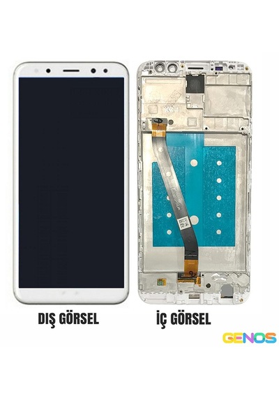 Hw Mate 10 Lite Uyumlu Lcd+dokunmatik+çıtalı Beyaz Sn808749