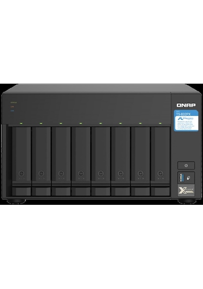 Qnap Turbo TS-832PX 4 GB 8 Yuvalı Tower NAS Depolama Ünitesi