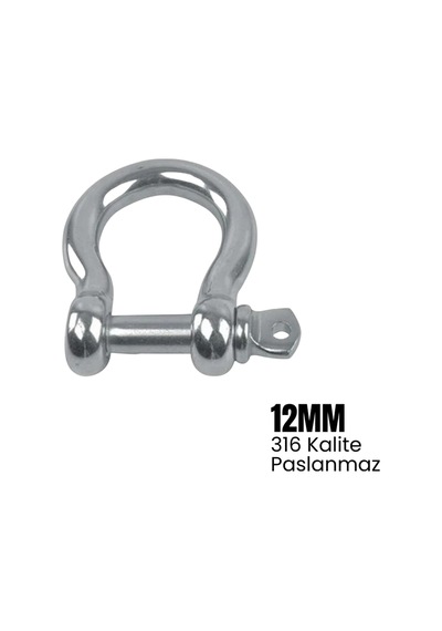 Shuıvan Zincir Kilidi 12mm Omega Tip - 316 Paslanmaz-1651