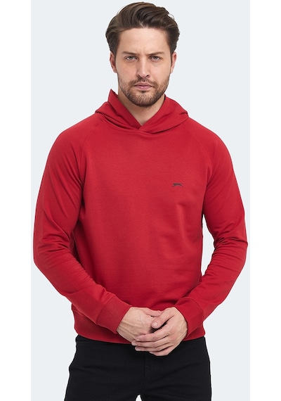 Slazenger KICKER IN Erkek Sweatshirt Kırmızı
