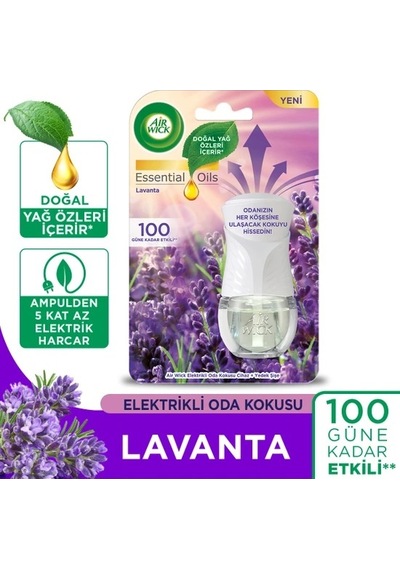 Air Wıck Elektrikli Oda Kokusu Lavanta 1 Adet Cihaz + 1 Adet Yedek Diğer