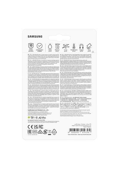 Samsung  Evo Plus MB-MC256SA/TR 256 GB Micro SD Hafıza Kartı