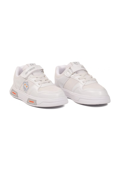 Reyber 026 F Beyaz Unisex Çocuk Spor Ayakkabı